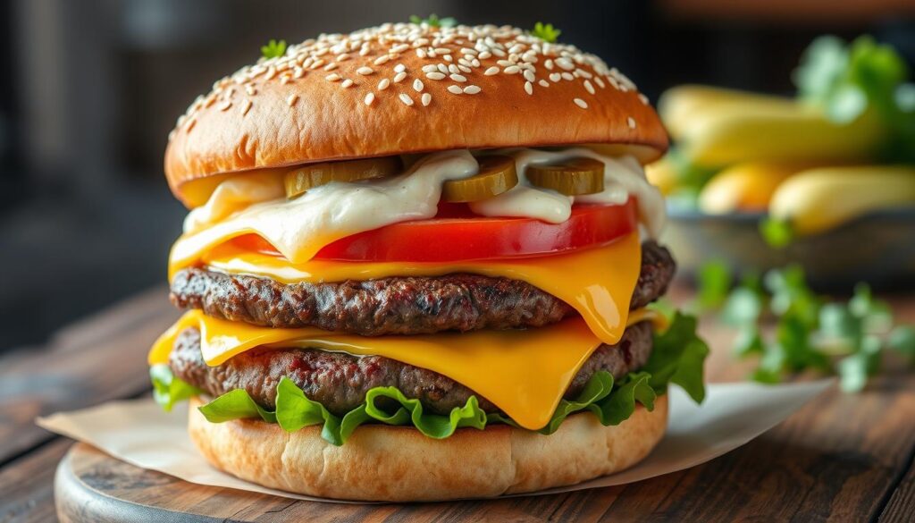 double cheeseburger