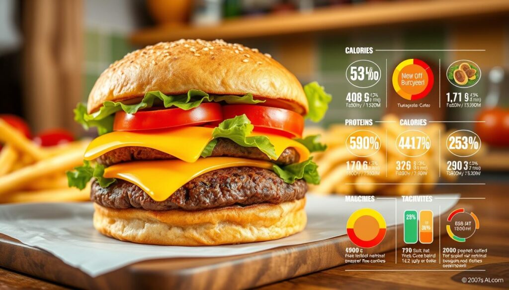 double cheeseburger nutritional information