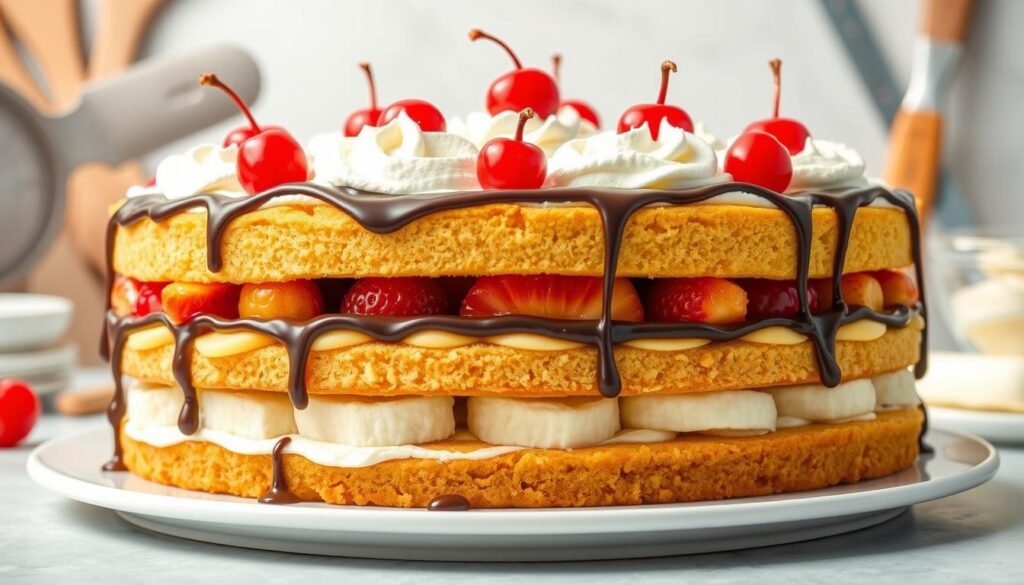 Banana Split Cake Layer Tips