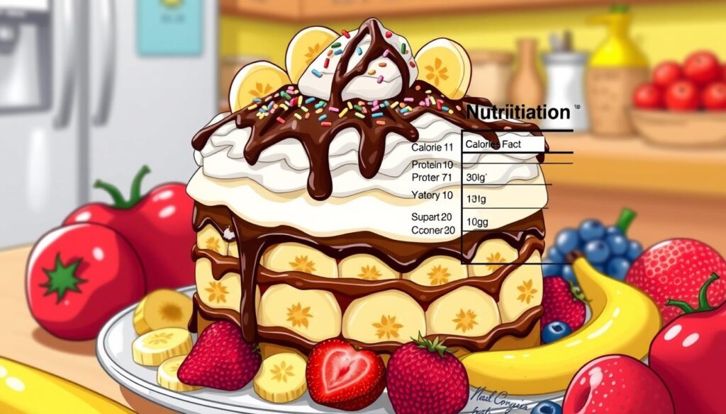 Banana Split Cake Nutrition