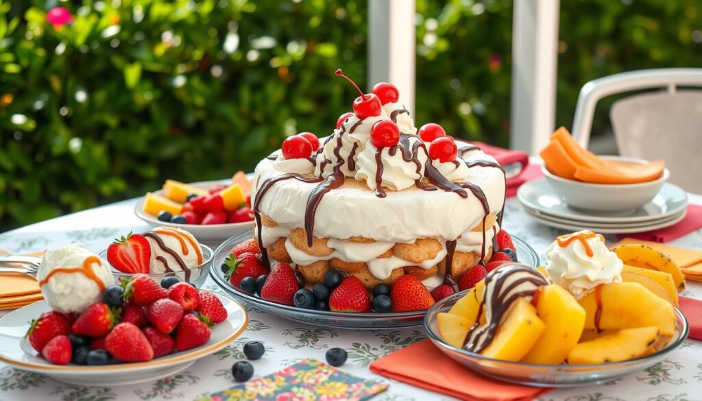 Banana Split Cake Pairings