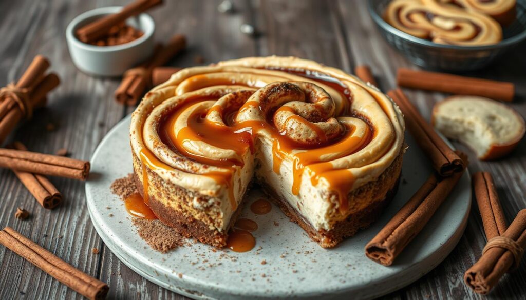 Cinnamon Roll Cheesecake Recipe