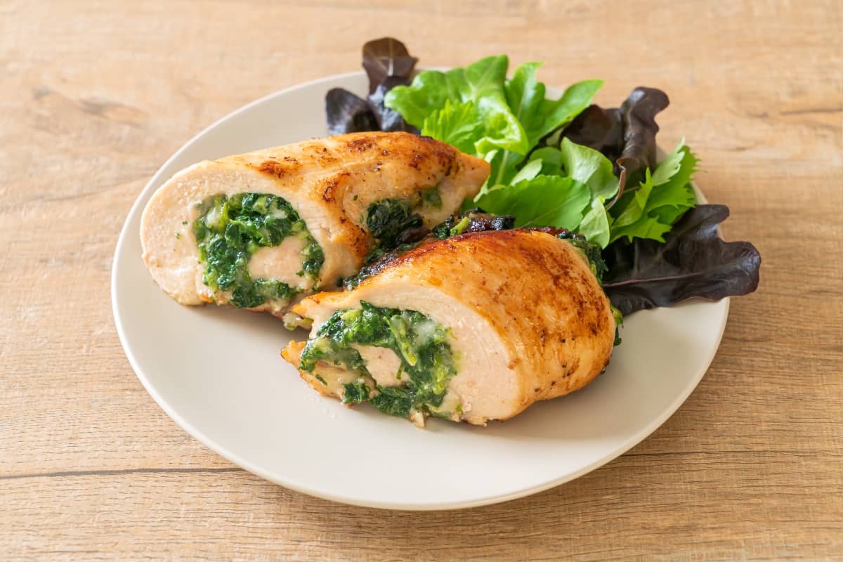 Stuffed Chicken Breast with Spinach