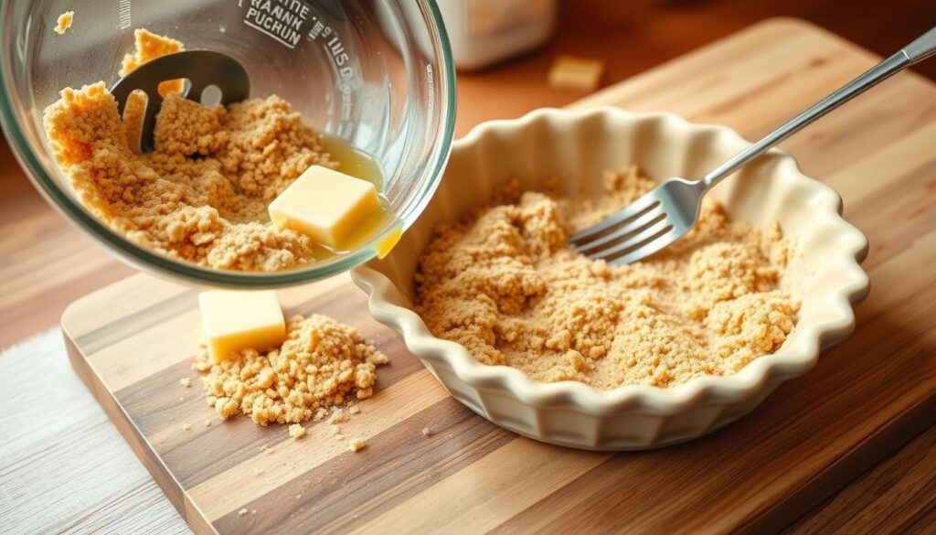 Graham Cracker Crust Preparation