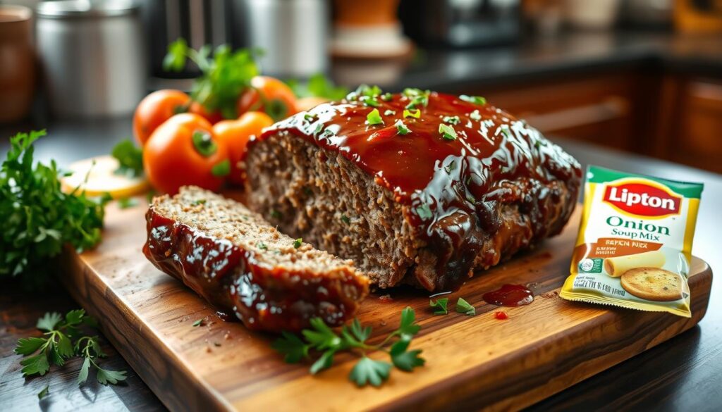 Meatloaf with Lipton Onion Soup Mix