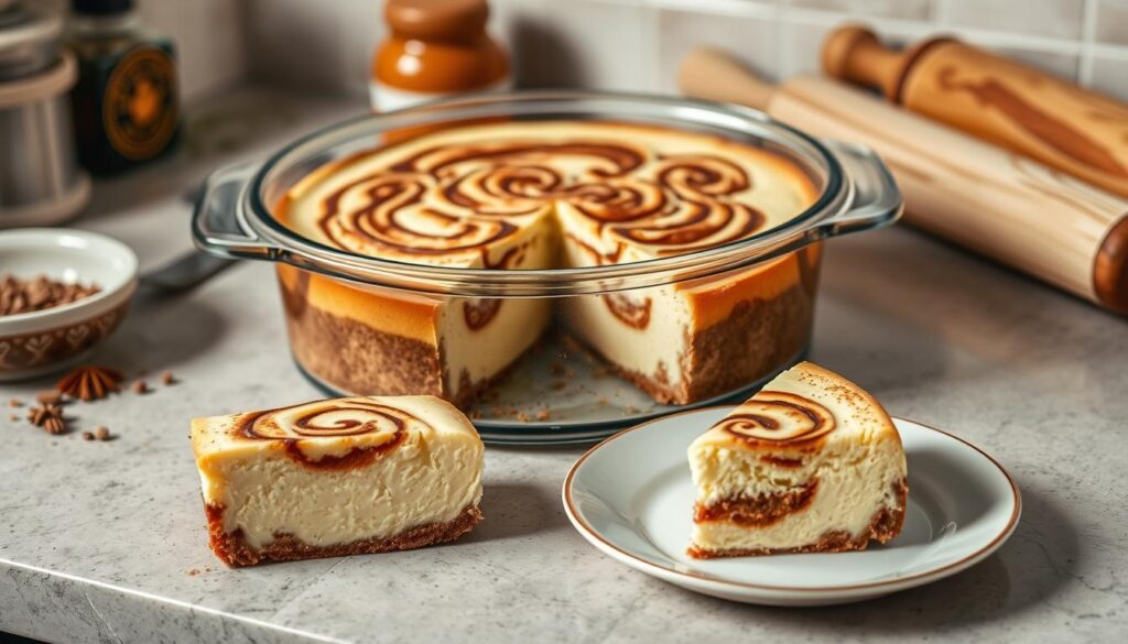 Storing Cinnamon Roll Cheesecake